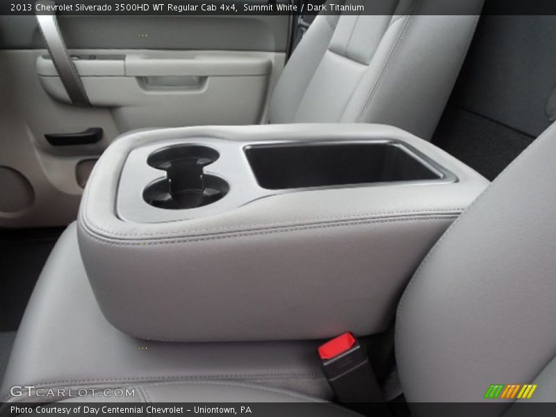 Summit White / Dark Titanium 2013 Chevrolet Silverado 3500HD WT Regular Cab 4x4