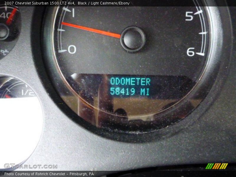 Black / Light Cashmere/Ebony 2007 Chevrolet Suburban 1500 LTZ 4x4