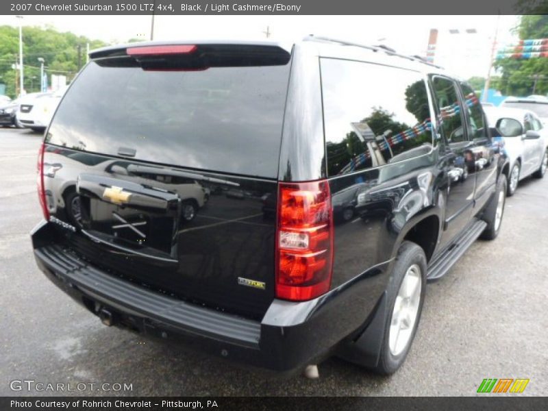 Black / Light Cashmere/Ebony 2007 Chevrolet Suburban 1500 LTZ 4x4