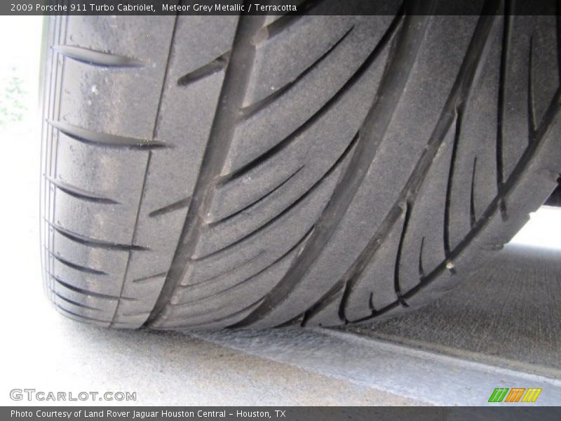 Meteor Grey Metallic / Terracotta 2009 Porsche 911 Turbo Cabriolet