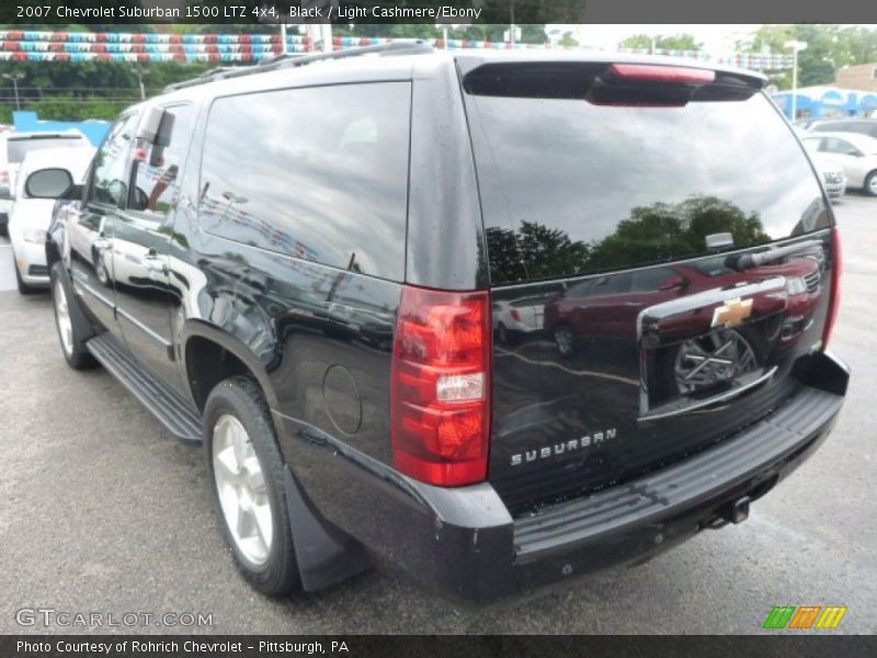 Black / Light Cashmere/Ebony 2007 Chevrolet Suburban 1500 LTZ 4x4
