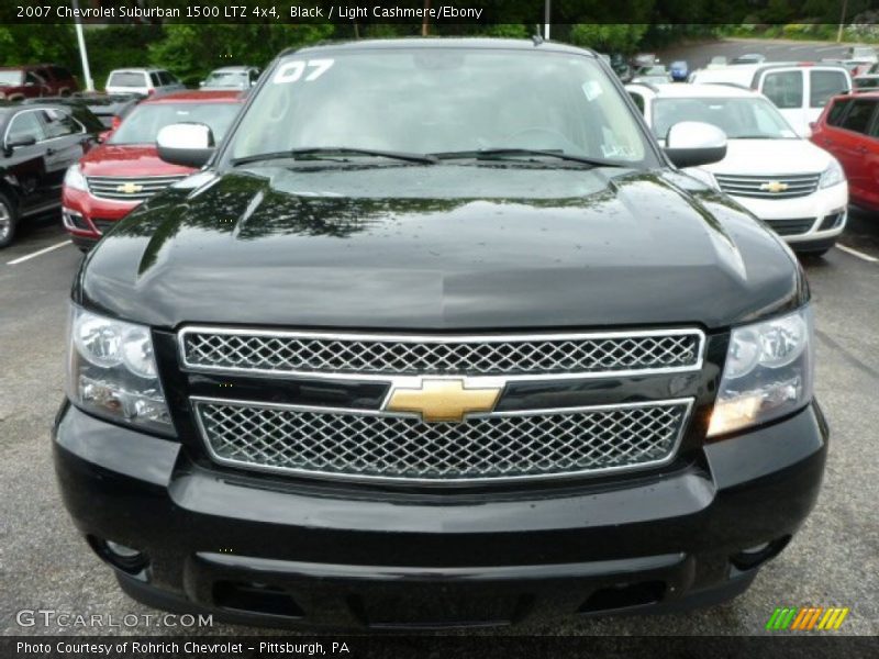 Black / Light Cashmere/Ebony 2007 Chevrolet Suburban 1500 LTZ 4x4