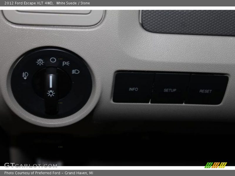 White Suede / Stone 2012 Ford Escape XLT 4WD