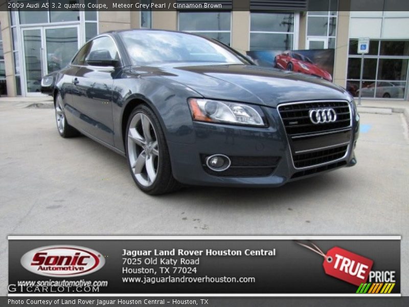 Meteor Grey Pearl / Cinnamon Brown 2009 Audi A5 3.2 quattro Coupe