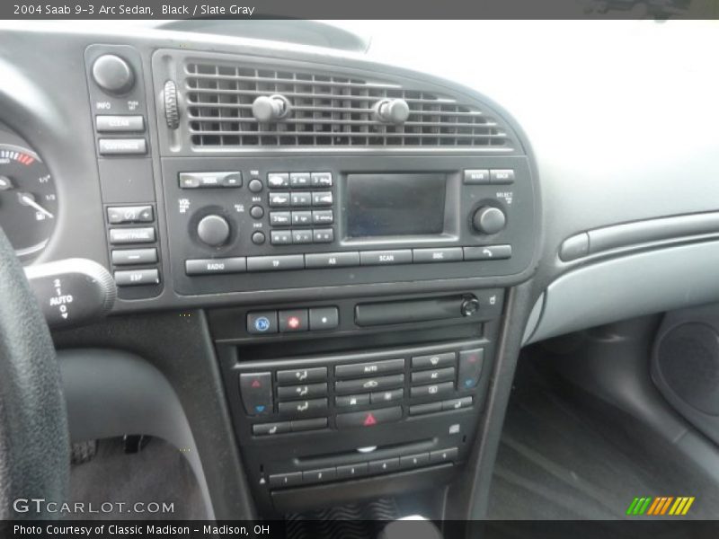 Black / Slate Gray 2004 Saab 9-3 Arc Sedan