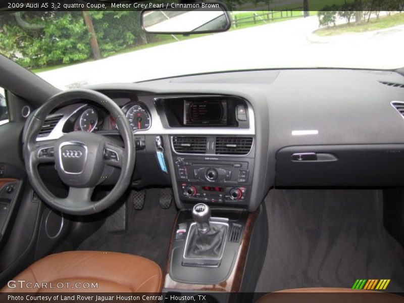 Meteor Grey Pearl / Cinnamon Brown 2009 Audi A5 3.2 quattro Coupe
