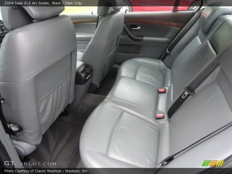 Black / Slate Gray 2004 Saab 9-3 Arc Sedan