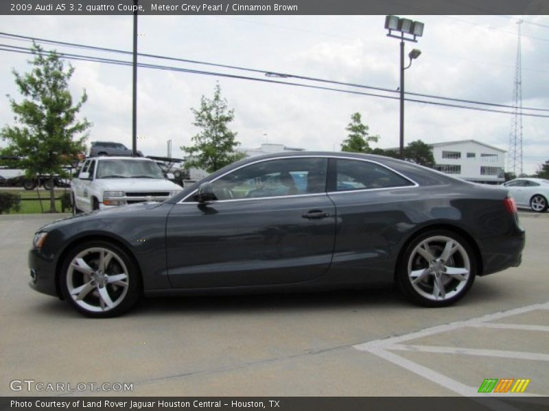 Meteor Grey Pearl / Cinnamon Brown 2009 Audi A5 3.2 quattro Coupe