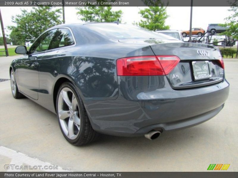 Meteor Grey Pearl / Cinnamon Brown 2009 Audi A5 3.2 quattro Coupe