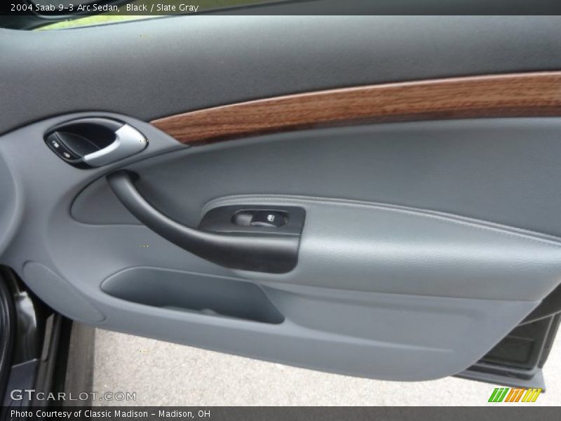 Black / Slate Gray 2004 Saab 9-3 Arc Sedan