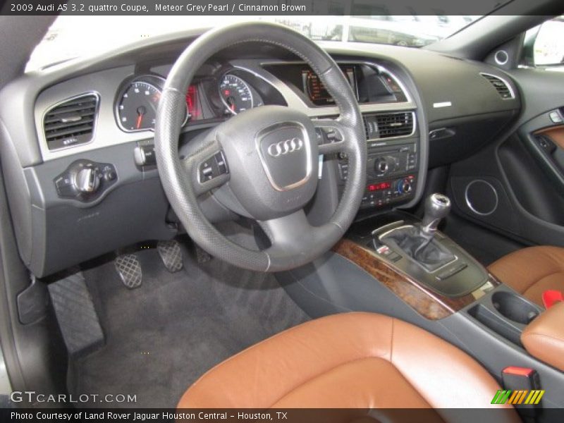 Cinnamon Brown Interior - 2009 A5 3.2 quattro Coupe 