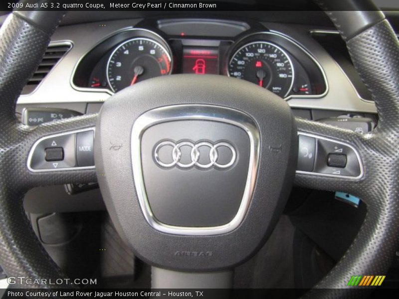 Meteor Grey Pearl / Cinnamon Brown 2009 Audi A5 3.2 quattro Coupe