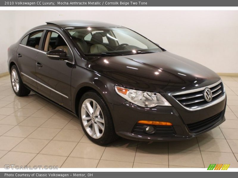 Mocha Anthracite Metallic / Cornsilk Beige Two Tone 2010 Volkswagen CC Luxury