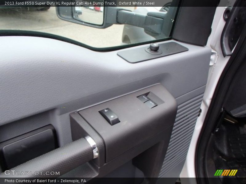 Oxford White / Steel 2013 Ford F550 Super Duty XL Regular Cab 4x4 Dump Truck