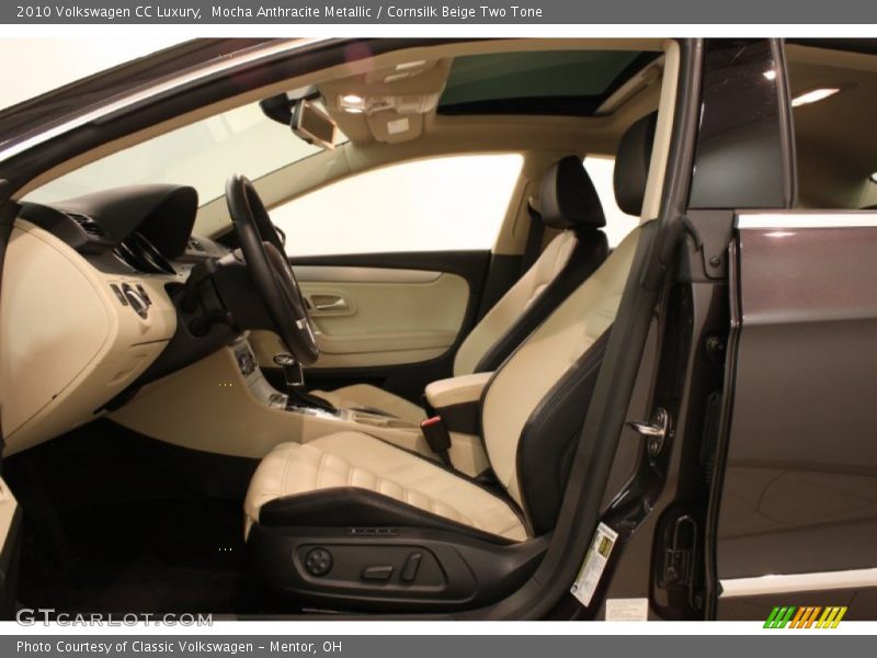 Mocha Anthracite Metallic / Cornsilk Beige Two Tone 2010 Volkswagen CC Luxury