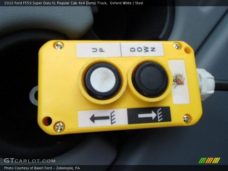 Oxford White / Steel 2013 Ford F550 Super Duty XL Regular Cab 4x4 Dump Truck