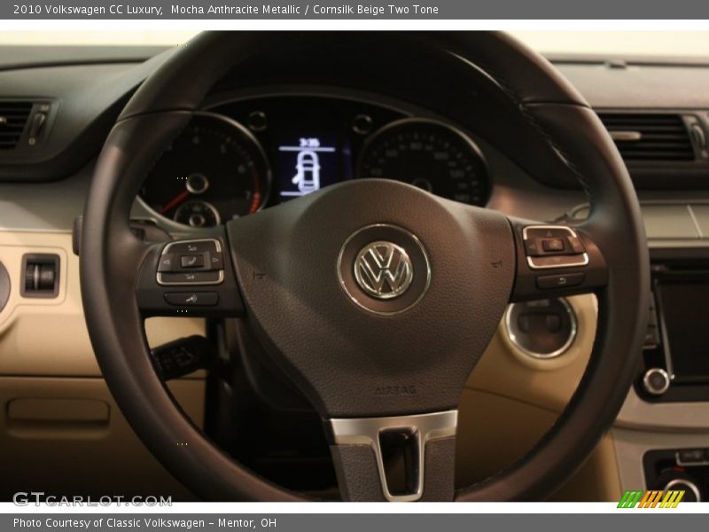 Mocha Anthracite Metallic / Cornsilk Beige Two Tone 2010 Volkswagen CC Luxury