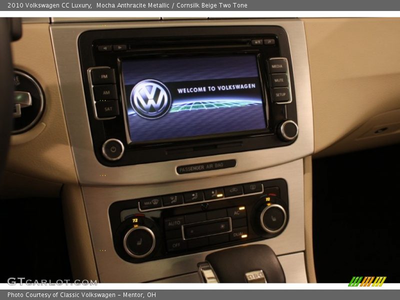 Mocha Anthracite Metallic / Cornsilk Beige Two Tone 2010 Volkswagen CC Luxury