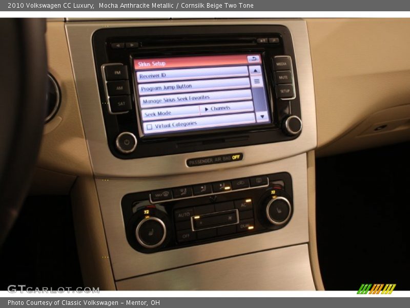 Mocha Anthracite Metallic / Cornsilk Beige Two Tone 2010 Volkswagen CC Luxury
