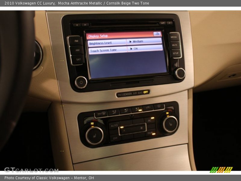 Mocha Anthracite Metallic / Cornsilk Beige Two Tone 2010 Volkswagen CC Luxury