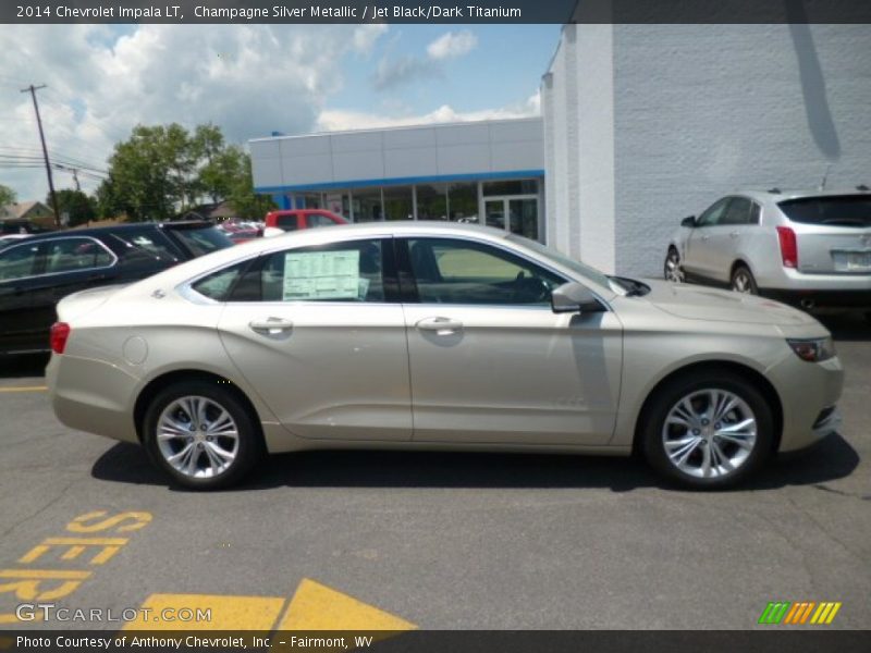 Champagne Silver Metallic / Jet Black/Dark Titanium 2014 Chevrolet Impala LT