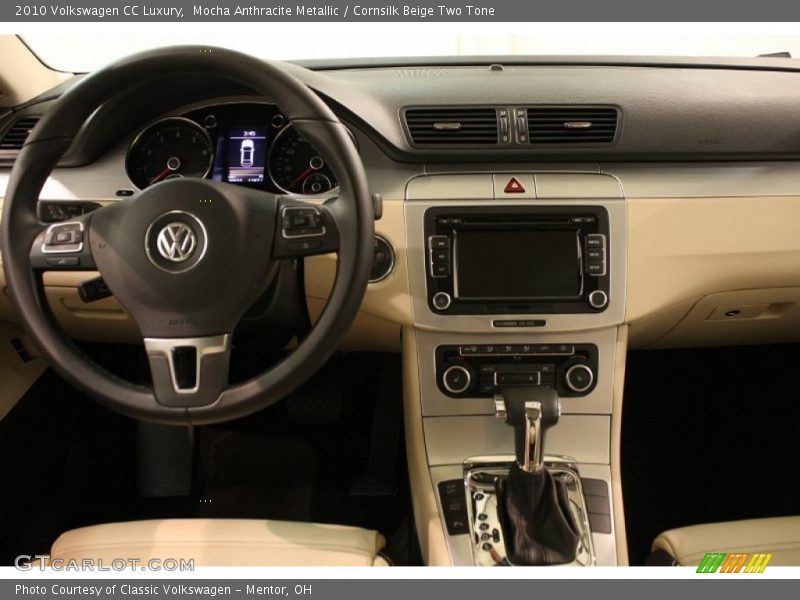 Mocha Anthracite Metallic / Cornsilk Beige Two Tone 2010 Volkswagen CC Luxury