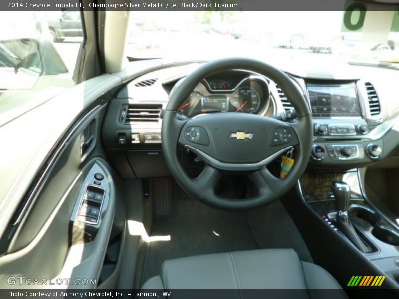 Champagne Silver Metallic / Jet Black/Dark Titanium 2014 Chevrolet Impala LT