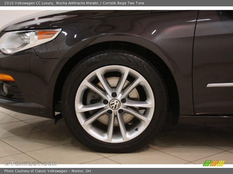 Mocha Anthracite Metallic / Cornsilk Beige Two Tone 2010 Volkswagen CC Luxury