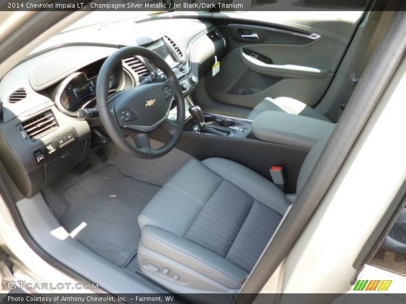 Champagne Silver Metallic / Jet Black/Dark Titanium 2014 Chevrolet Impala LT