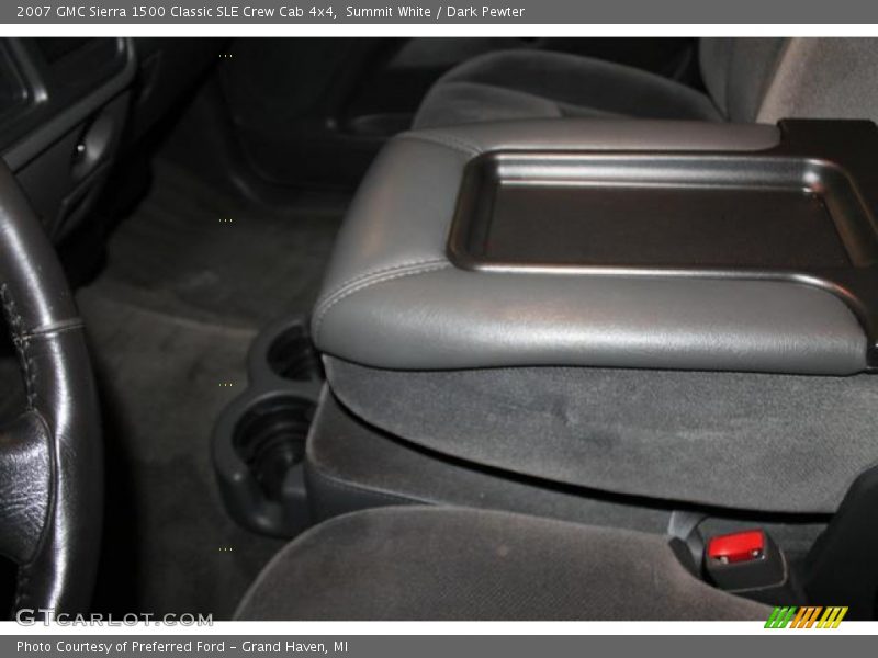 Summit White / Dark Pewter 2007 GMC Sierra 1500 Classic SLE Crew Cab 4x4