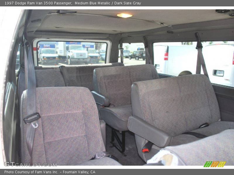 Medium Blue Metallic / Dark Slate Gray 1997 Dodge Ram Van 3500 Passenger