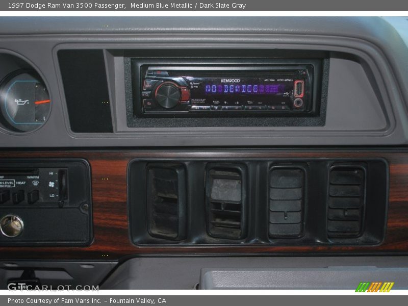 Medium Blue Metallic / Dark Slate Gray 1997 Dodge Ram Van 3500 Passenger
