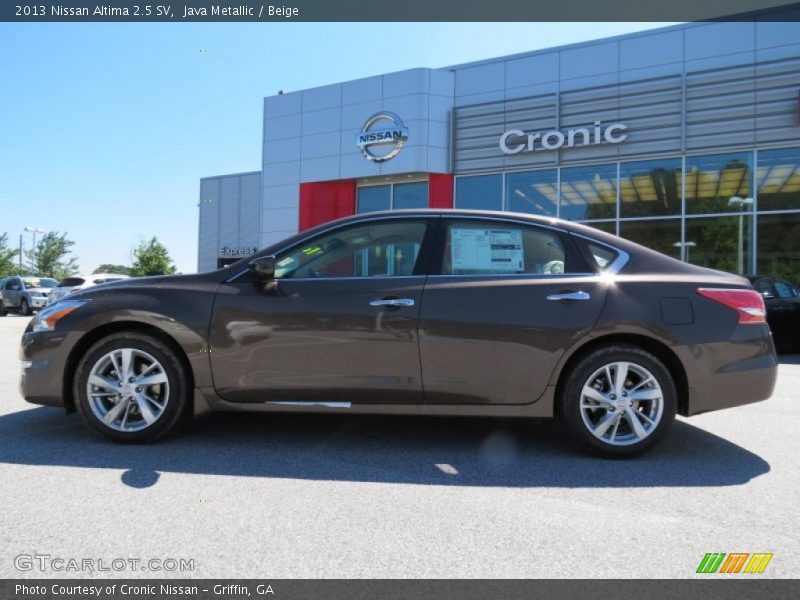 Java Metallic / Beige 2013 Nissan Altima 2.5 SV