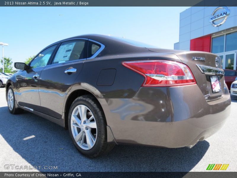 Java Metallic / Beige 2013 Nissan Altima 2.5 SV