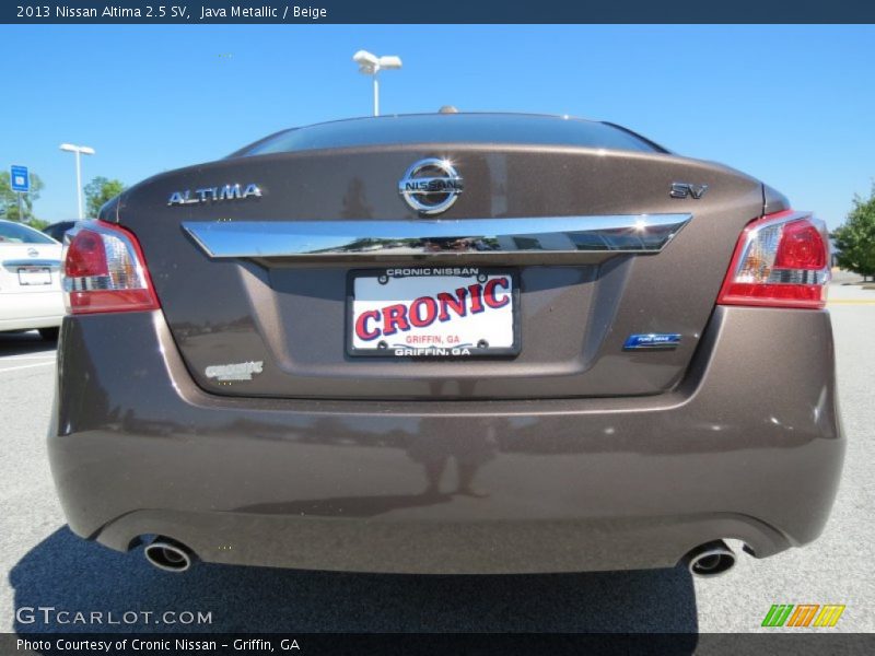 Java Metallic / Beige 2013 Nissan Altima 2.5 SV