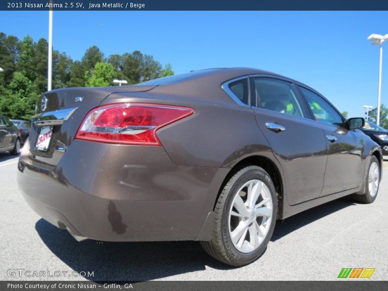 Java Metallic / Beige 2013 Nissan Altima 2.5 SV