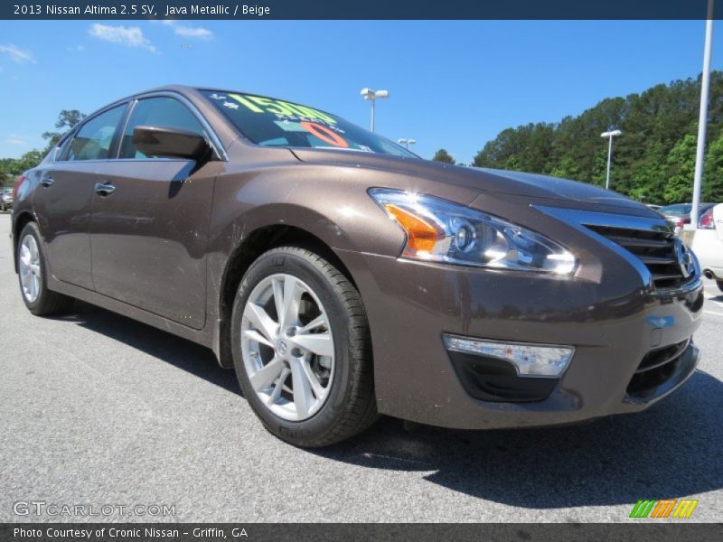 Java Metallic / Beige 2013 Nissan Altima 2.5 SV