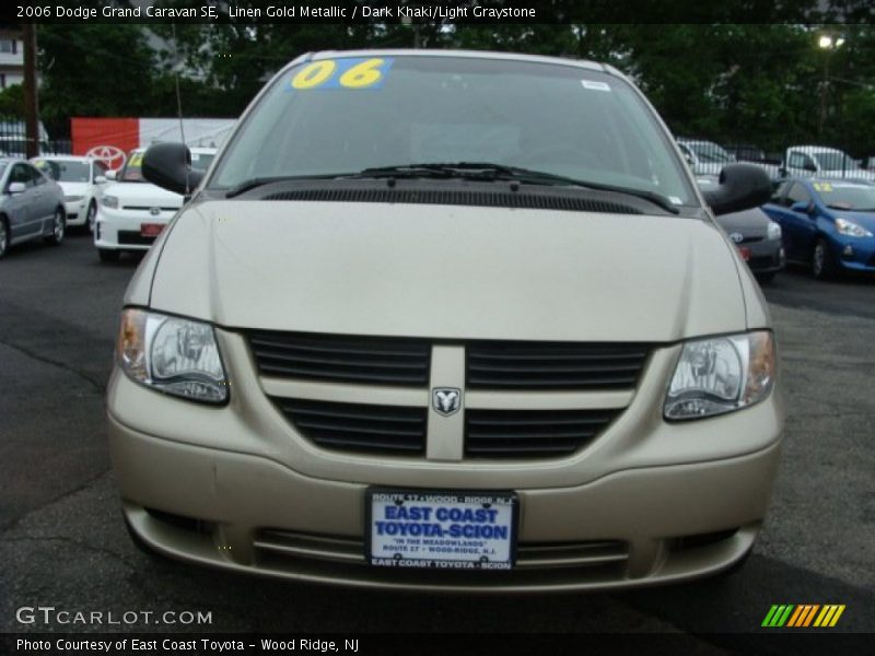 Linen Gold Metallic / Dark Khaki/Light Graystone 2006 Dodge Grand Caravan SE