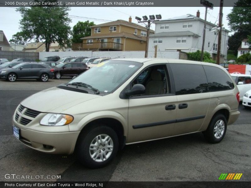 Linen Gold Metallic / Dark Khaki/Light Graystone 2006 Dodge Grand Caravan SE