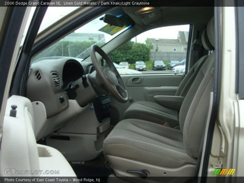 Linen Gold Metallic / Dark Khaki/Light Graystone 2006 Dodge Grand Caravan SE