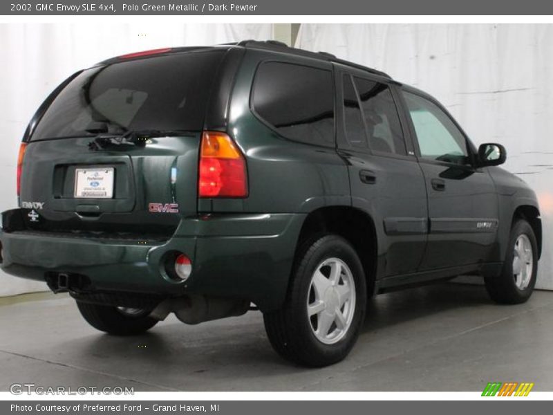 Polo Green Metallic / Dark Pewter 2002 GMC Envoy SLE 4x4