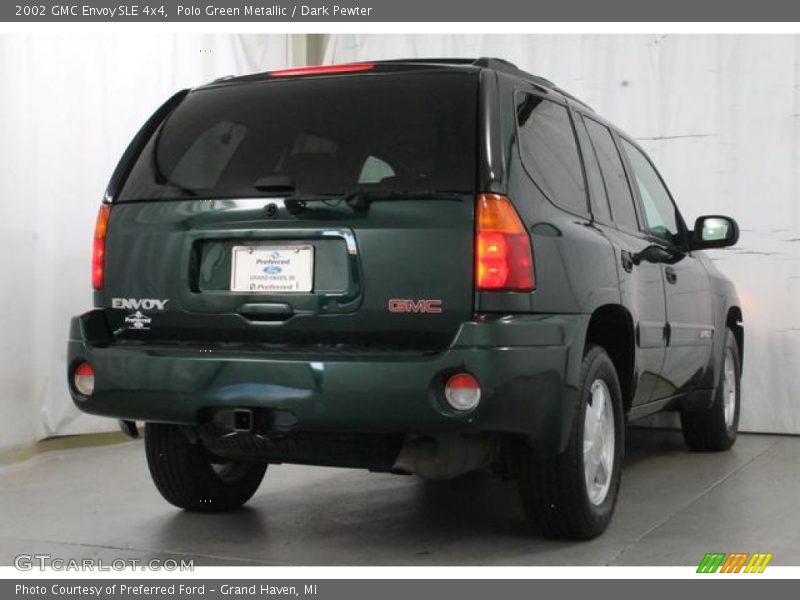 Polo Green Metallic / Dark Pewter 2002 GMC Envoy SLE 4x4