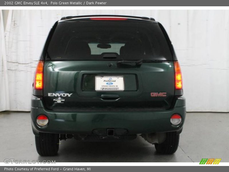 Polo Green Metallic / Dark Pewter 2002 GMC Envoy SLE 4x4