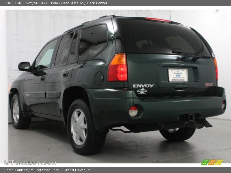 Polo Green Metallic / Dark Pewter 2002 GMC Envoy SLE 4x4
