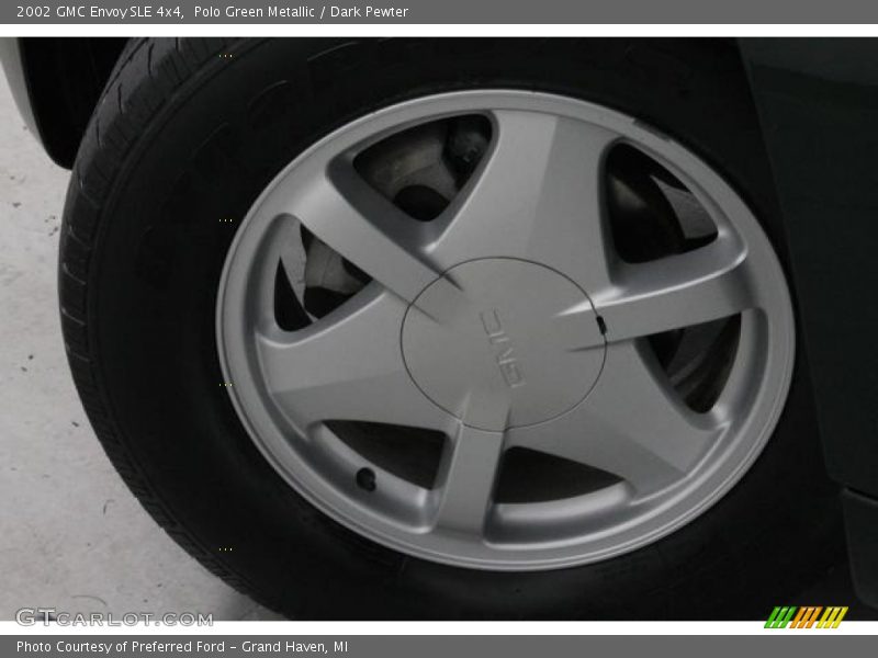 Polo Green Metallic / Dark Pewter 2002 GMC Envoy SLE 4x4