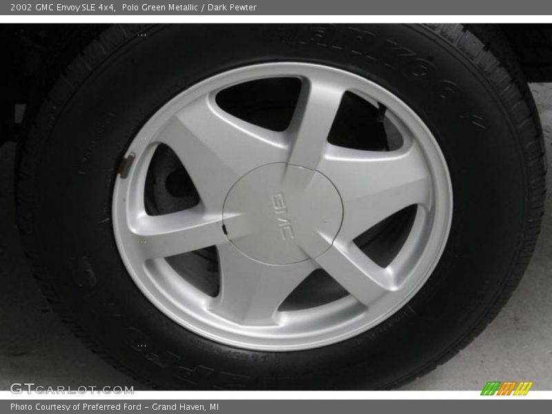 Polo Green Metallic / Dark Pewter 2002 GMC Envoy SLE 4x4