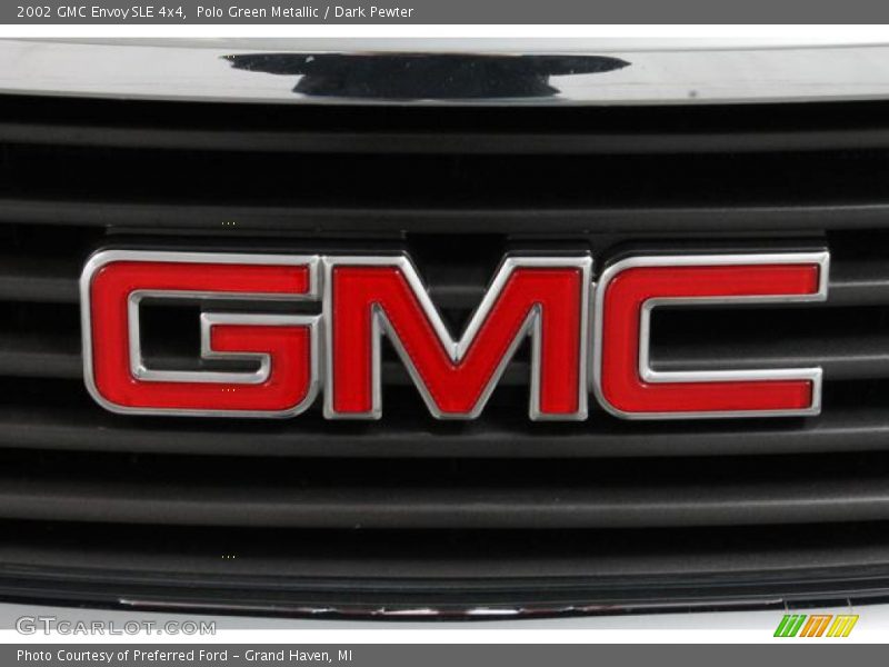 Polo Green Metallic / Dark Pewter 2002 GMC Envoy SLE 4x4
