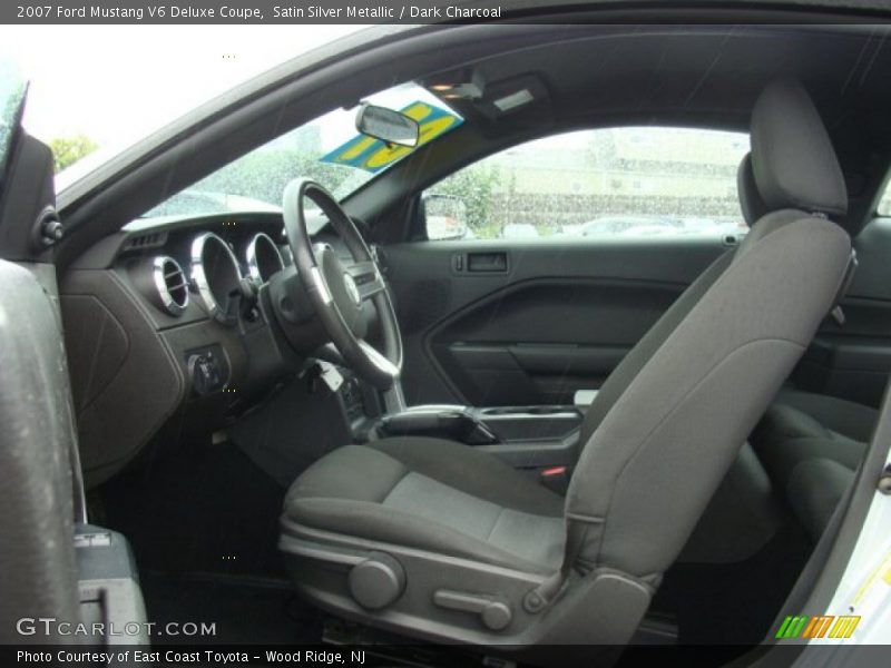 Satin Silver Metallic / Dark Charcoal 2007 Ford Mustang V6 Deluxe Coupe