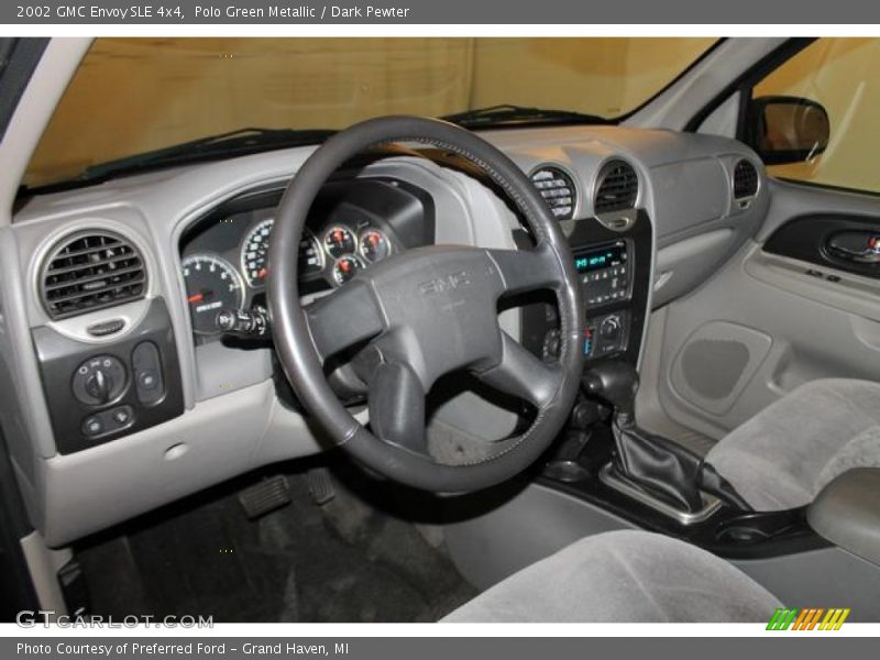 Polo Green Metallic / Dark Pewter 2002 GMC Envoy SLE 4x4