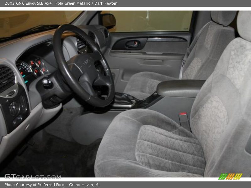 Polo Green Metallic / Dark Pewter 2002 GMC Envoy SLE 4x4